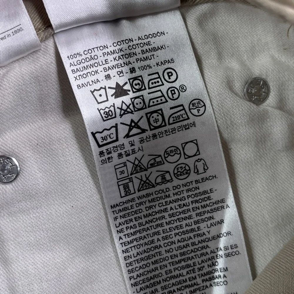 NEW Levis 559 Pants‎ Mens 40x30 Tan Khaki Relaxed Straight Twill Chino NWT